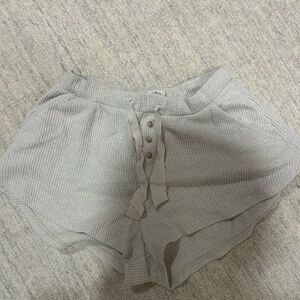 Abercrombie & Fitch High Waist Gray Shorts